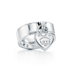 Anello con chiusura Return To Tiffany Love in argento sterling