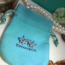Tiffany Dupe Orecchini a bottone a farfalla con cristalli Dolci gioielli graziosi