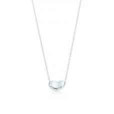 Collana con ciondolo a forma di fagiolo Tiffany Elsa Peretti in argento sterling Collana con ciondolo a forma di fagiolo Tiffany Elsa Peretti in argento sterling