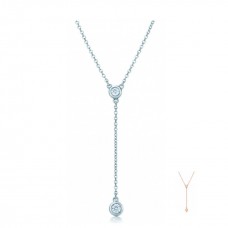 Collana Tiffany Elsa Peretti con diamanti tagliati a misura da donna