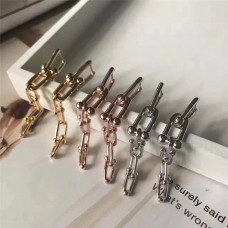 Orecchini a maglie ad incastro Tiffany Hardwear Gioielli in argento sterling USA