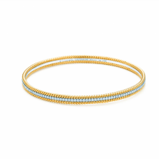 Regalo di compleanno con bracciale a tre file di diamanti Tiffany Schlumberger