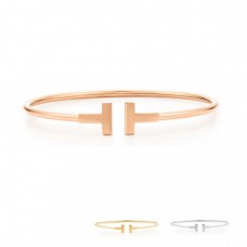 Bracciale Tiffany T a filo stretto in argento sterling