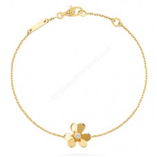 Bracciale Van Cleef Arpels Frivole in oro giallo/oro bianco con diamante