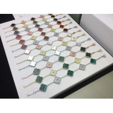 Bracciale Van Cleef Arpels Alhambra 5 motivi Madreperla Diamante