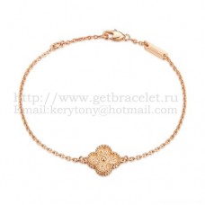 Bracciale Van Cleef Arpels Alhambra in oro rosa Bracciale Van Cleef Arpels Alhambra in oro rosa