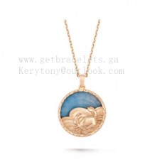 Collana lunga Van Cleef Arpels Zodiaque Cancri Quarzo oro rosa