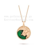 Van Cleef Arpels Zodiaque Long Necklace Tauri  Rose Gold Aventurine